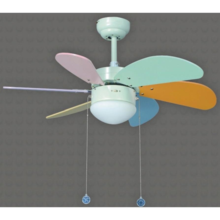 C6T30-WHT-COLOR — 32" Children Ceiling Fan